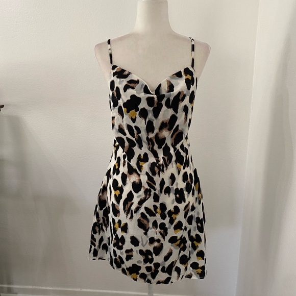 Leopard Print Women’s Slip Mini Tank Dress✨ - Picture 3 of 7